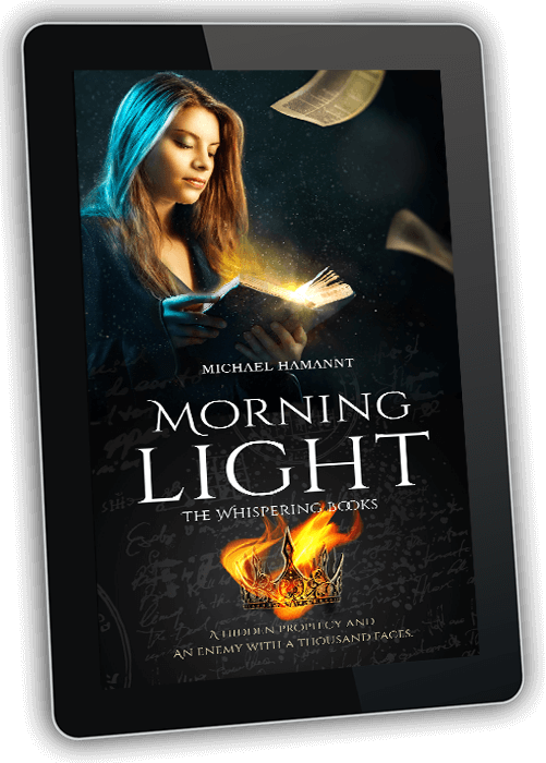 Cover of the urban fantasy novel Morninglight – The Whispering Books
